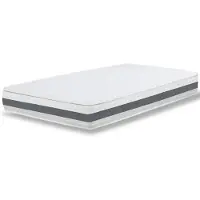 THE WHITE STONE Matelas à ressorts ensachés - - 80x200 - 20cm - Moyen Rigide - Orthopédique