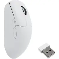 Keychron Mouse Senza Filo M2-A24 (Filaire, Sans fil), Souris, Blanc