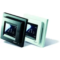 Devi DANFOSS DEVIreg Touch noir 140F1069 Thermostat à horloge encastré 16A, 230V avec cadre