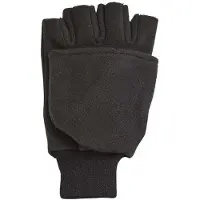 Kinetic Wind Stop Fold Over Mitt Gloves Noir XL