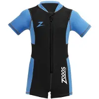Zoggs Light 1.5 Mm Short Sleeve Shorty Bleu 16 Years Garçon