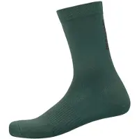 Shimano Chaussettes Gravel Vert, Taille S-M (talla : 36-40)