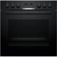 Bosch Cuisinière encastrable HND616LS63, HEG517BB4 + NVS645CB6E, Cuisinière encastrable, table de cuisson à induction
