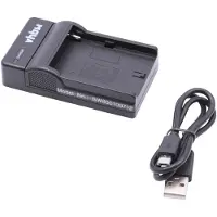 OTB Chargeur compatible avec Grundig BP-8, BP-9, BP-10 caméra caméscope action-cam + témoin de charge 8,4 V