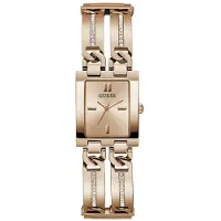GUESS Montre à affichage analogique 'MOD ID' or rose