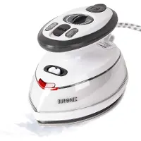 Duronic SI3 WE Fer à repasser à vapeur de voyage 400W Léger et compact 495g Idéal pour les déplacements Convient pour crafts et patchworks Accessoires inclus