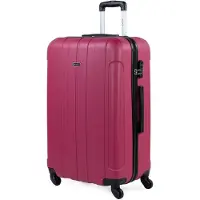 Itaca unisex. 771170-06 Grande valise de voyage XL rigide à 4 roues 771170 fraise -73x48x28cm (OSFA), Casuel, ABS/Polycarbonate, Big