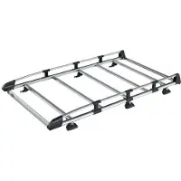 CRUZ Galerie De Toit En Aluminium Pour Vw Caddy Maxi De 2011 À 2020 - Portes Battantes