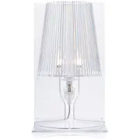 Kartell Lampe De Table Take (Transparent - Polycarbonate 2.0 À Partir De Matière Première Renouvelable)