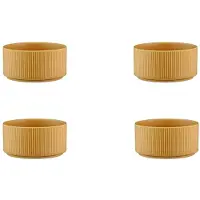 Bjorn Bol Scandi Ø12cm - 4 Pièces - Ocre
