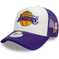 New Era Nba Flower La Lakers Trucker Cap Violet