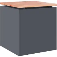 vidaXL Banc de jardin , anthracite, 40 x 40 x 43 cm