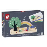 Janod Jouets éducatifs - Trouver sa place dans le jardin - Jeu de réflexion spatiale