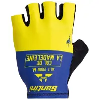 Santini Maillot Jaune Col De La Madeleine 2025 Short Gloves Jaune S