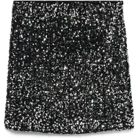 Vero Moda Jupe 'VMBELLA' noir / argent