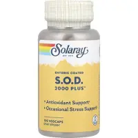 Solaray S.o.d2000 Plus Capsules 100 Units Blanc