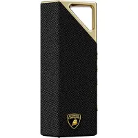 BUGANI Brief Pro BS12303 schwarz gold / tragbarer Lautsprecher / 160W / IPX5 / Bluetooth 5.3 (10 h), Enceinte Bluetooth, Noir, Or