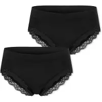 Schiesser Slip ' Unique Cotton ' noir