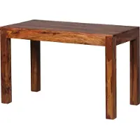 FineBuy Table de salle à manger rectangulaire 120 cm en bois massif de Sheesham - Table de salle à manger design pour 4-6 personnes - Table de cuisine rustique - Table en bois massif