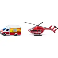 Usorteret Ambulance et hélicoptère - Mercedes-Benz Sauvetage et Helic - - UneTaille - Voiture
