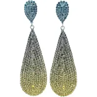 Avant Garde Boucles d'oreilles 'Quintaka' bleu