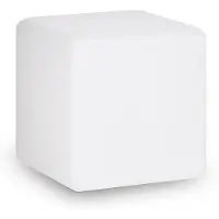 Ideal Lux Lampadaire Moderne Luna Aluminium Blanc 1 Lumière E27 D30Cm