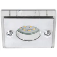 Briloner Spot Encastré Led Nikas Carré Nickel Mat