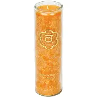 Spiru Bougie en stearine 100 heures chakra 2