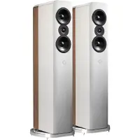 Q-Acoustics Enceinte colonne Concept 500 Blanc & Chêne