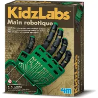 4M kit de construction d'une main robotique 4M Kidzlabs - Jouets éducatifs STEM 8