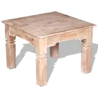 vidaXL Table basse en acacia 60x60x45 cm