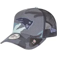 New Era Adjustable Trucker Cap - New England Patriots Camo