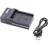 VHBW chargeur micro USB avec câble pour caméra Hitachi DZ-MV350A, DZ-MV350E, DZ-MV380A, DZ-MV380E, DZ-MV550A, DZ-MV580A