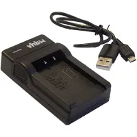OTB Chargeur USB de batterie compatible avec Casio NP-120 batterie appareil photo digital, DSLR, action cam