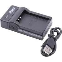 OTB Chargeur compatible avec Canon EOS M10, M, M2, M50, M200, 100D, Kiss X7, 100, M100 caméra caméscope action-cam + témoin de charge 8,4 V