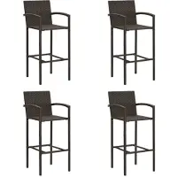 vidaXL Armoires murales TV 2 pcs. noir 30,5x30x30 cm