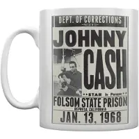 Johnny Cash Folsom State Prison Tasse Blanc