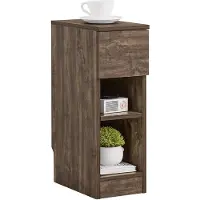SoBuy Table de chevet, pour salon, chambre à coucher FBT111-SN