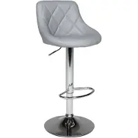 Happy Garden Tabouret de bar gris JASPER