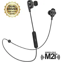 Muvit Ecouteurs bluetooth Muvit Dual-Driver noir