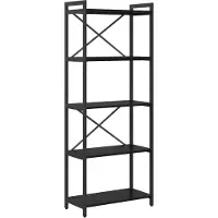 vidaXL Bibliothèque Chêne noir 60 x 30 x 153 cm Bois d'ingénierie