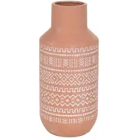 Signes Grimalt - Jarrón Decorativo Decoracion Jarrones Y Portavelas Marrón - 27x11x11 cm