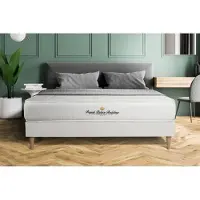 ROYAL PALACE Matelas Lancaster Ressorts ensachés et mémoire de forme 3 zones de confort