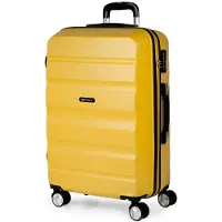 Itaca unisex. T71660-06 Mallette de voyage à 4 roues T71660 moutarde -61x44x26cm (OSFA), Casuel, ABS/Polycarbonate