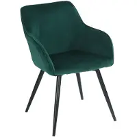 Happy Garden Chaise vintage GISELE velours vert