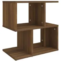 vidaXL Table de chevet Chêne marron 50x30x51,5 cm Bois d'ingénierie
