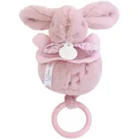 Doudou et Compagnie Musikspieluhr Hase rosa 20cm