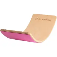 Meowbaby Planche D'équilibre Pour Enfants 80x30cm, Balance Board Avec Feutre Rose