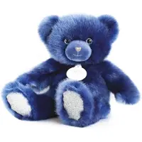 Doudou et Compagnie Ours Collection Bleu Nuit 30cm