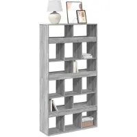 vidaXL Bibliothèque sonoma gris 100x33x187,5 cm bois d'ingénierie